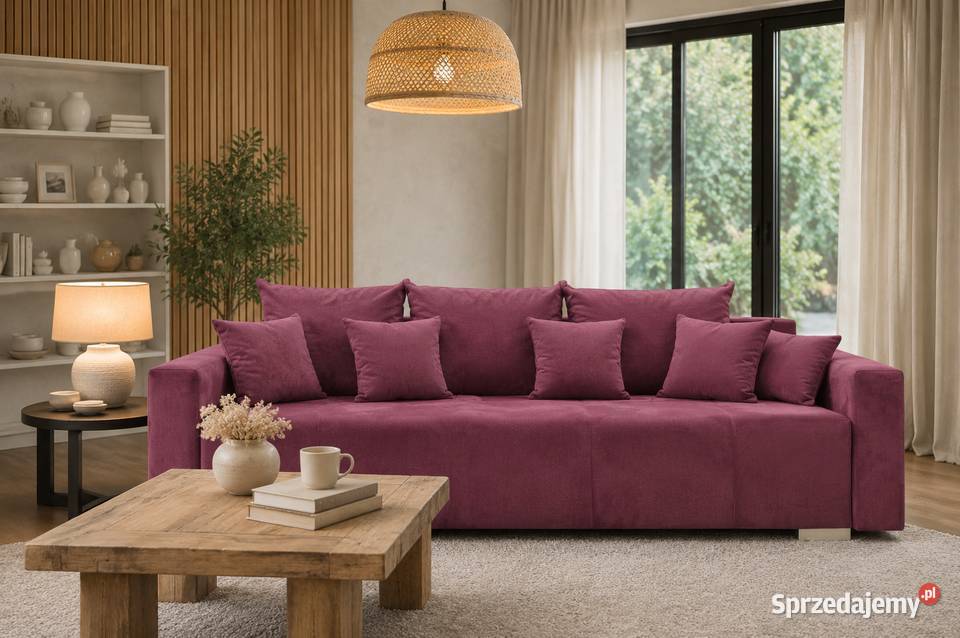 Sofa EMA na sprężynach z pojemnikiem