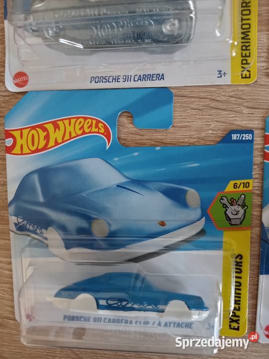 Hot Wheels Porsche 911 Carrera breloki zestaw Samochody i pojazdy Jaworzno