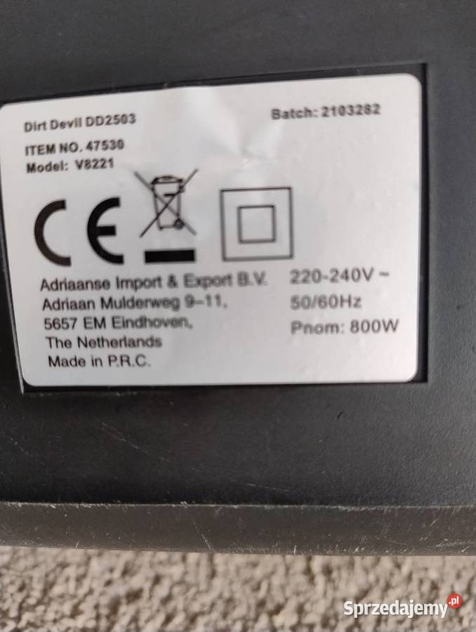 odkurzacz bezworkowy DIRT DEVIL AGD Ostrów Mazowiecka