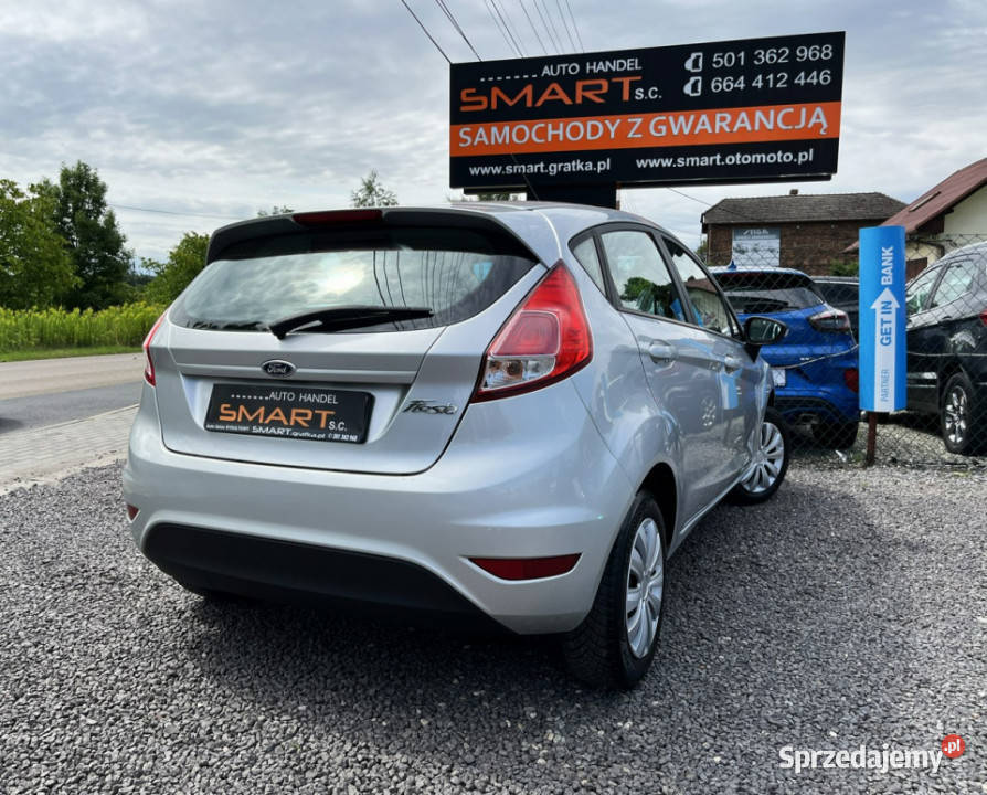 Ford Fiesta Bezwypadek Klima Podgrzewana srebrny Fiesta Rydułtowy