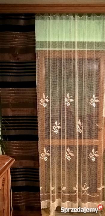 Kołkowa cudowna firana Secesja Zabytek Kluczbork sprzedam