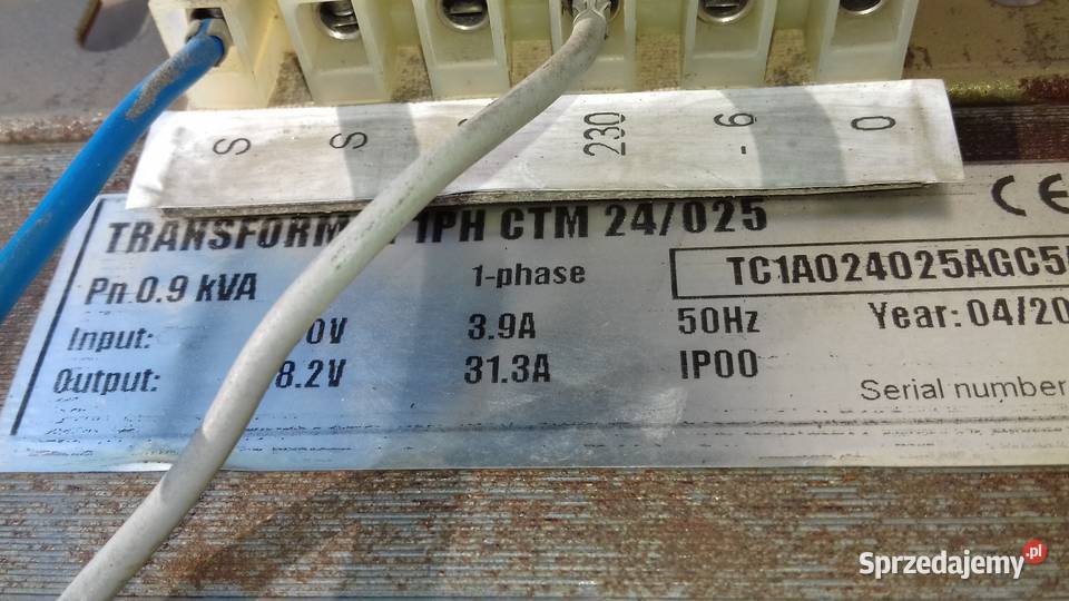 Transformator 28V 31A z mostkiem prostowniczym Bytom