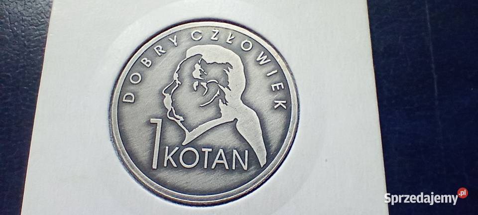 Stare monety 1 KOTON Człowiek Polska Lesko
