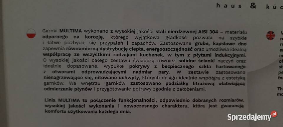 Zestaw garnków Zwieger Multima 6 elementów nowy warmińsko-mazurskie Ełk