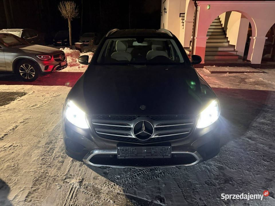 Mercedes GLC 250 Europa Skóry Hak LEDy ILS brązowy Lipówki sprzedam