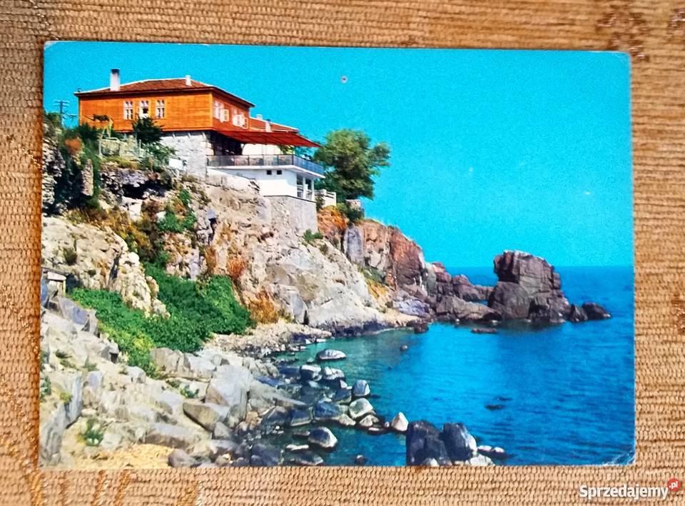 SOZOPOL ZABUDOWANIA NA WYBRZEŻU MORZA CZARNEGO Piszczac