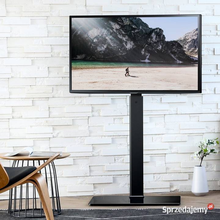 Nowoczesny Stojak podłogowy uchwyt TV 32-55 40kg VESA600x400