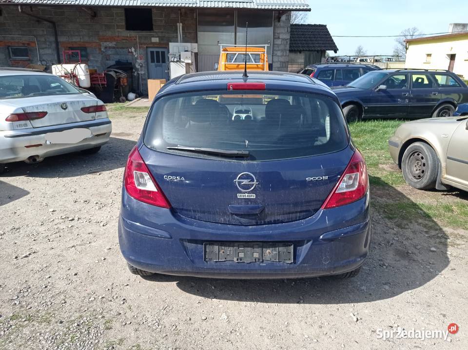 Opel Corsa 10 44 kW 2009 r dawca części Szklarka Myślniewska sprzedam