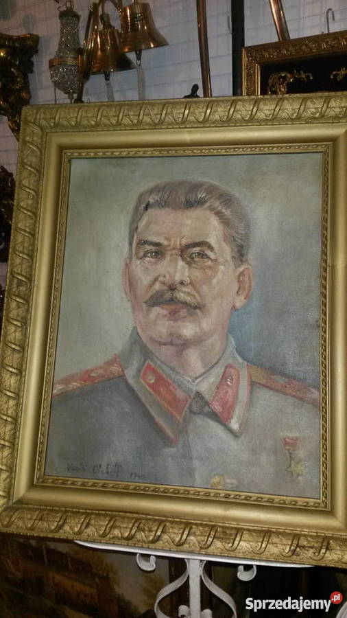 VASILI 1940 PORTRET JÓZEF STALIN UNIKAT Kraków