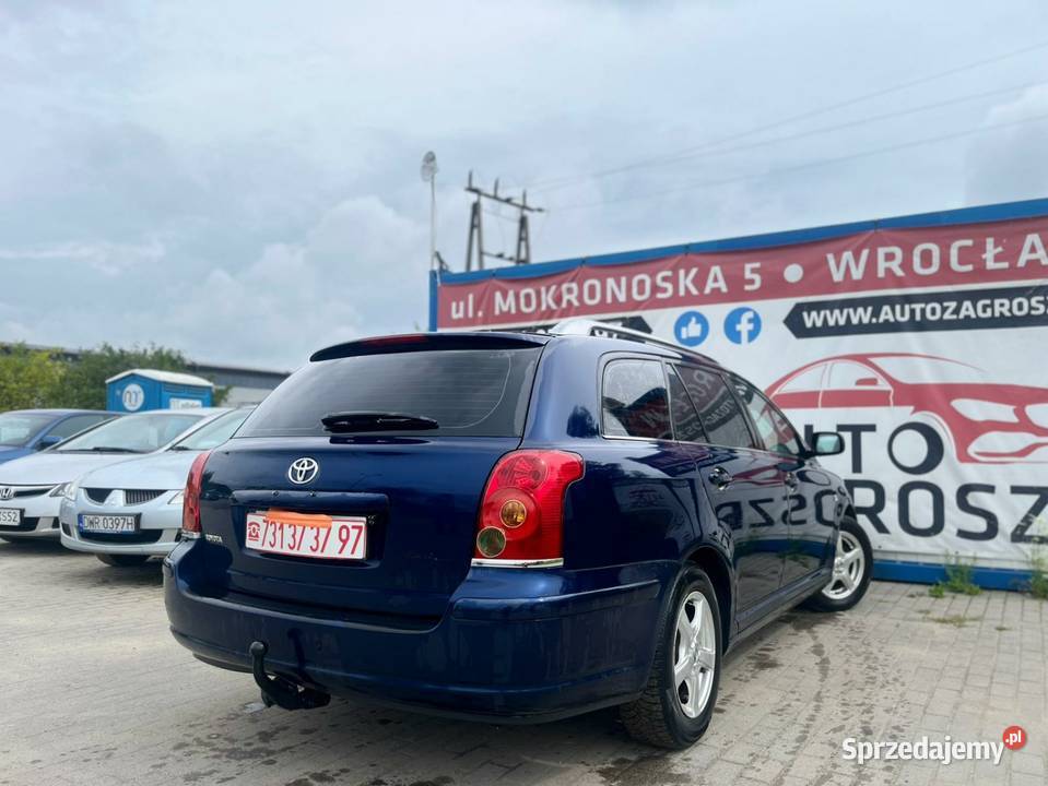 Toyota Avensis 18 Benzyna Alufelgi Klimatyzacja 291000km dolnośląskie Wrocław