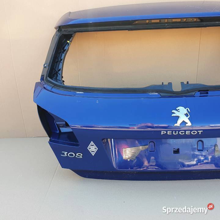 PEUGEOT 308 II HB KLAPA BAGAŻNIKA TYŁ Trzciel