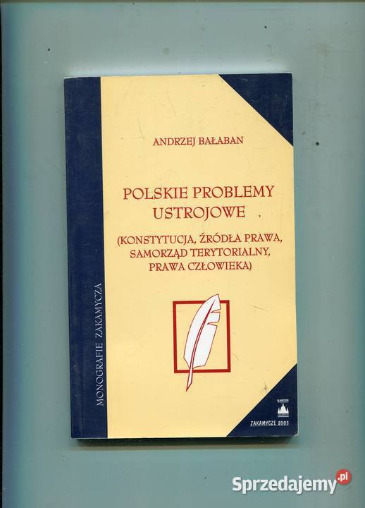 Polskie problemy ustrojowe Bałaban zachodniopomorskie Szczecin