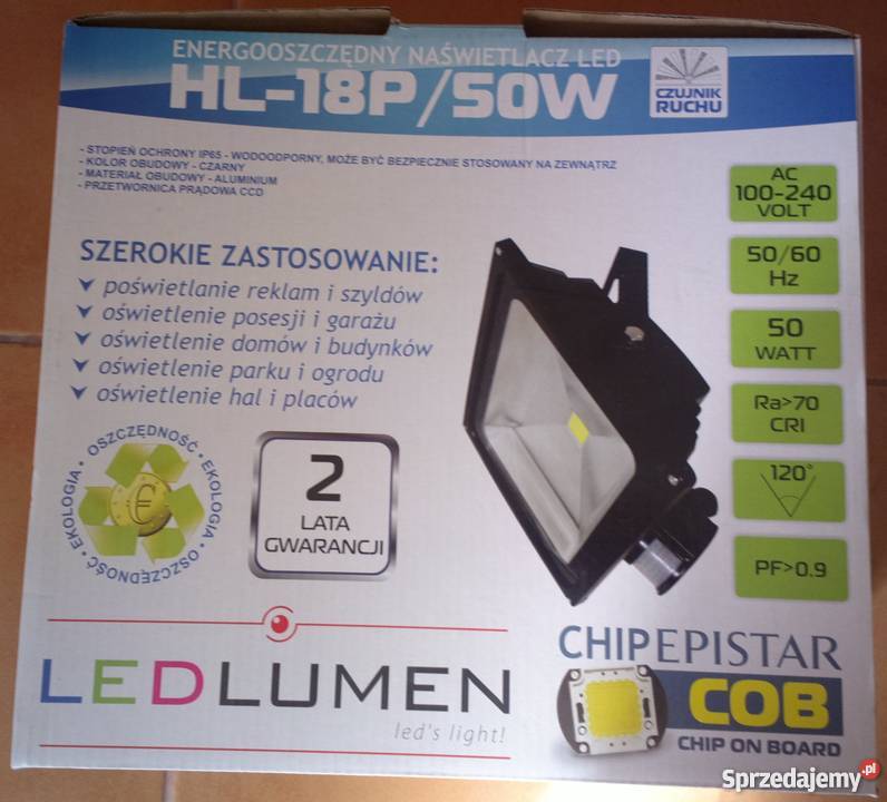 Naświetlacz LED Energooszczędny firmy LEDLUMEN Sokołów Małopolski sprzedam