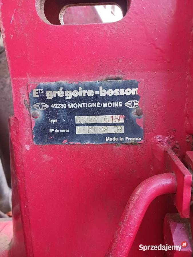 Sprzedam pług obrotowy gregoire besson Ostrowite