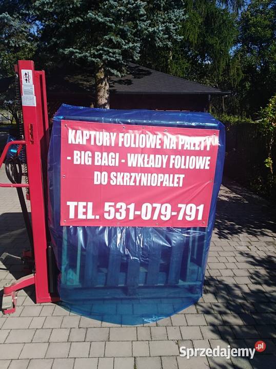 Wkłady foliowe do big baga kaptury na palety podlaskie Bielsk Podlaski