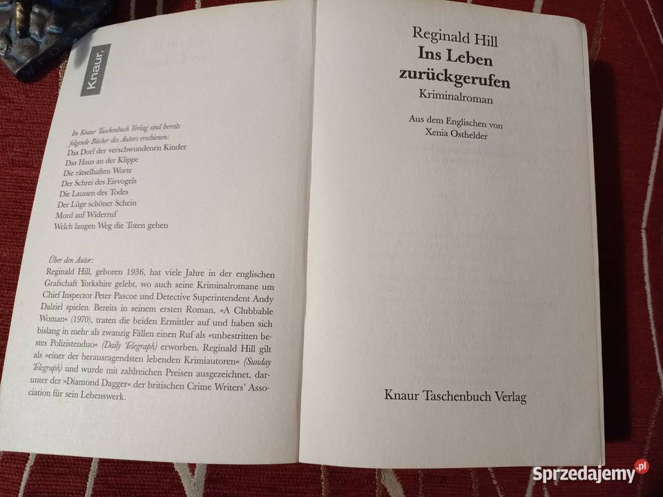 Ins Leben zurckgerufen Reginald Hill Pozostałe Poznań