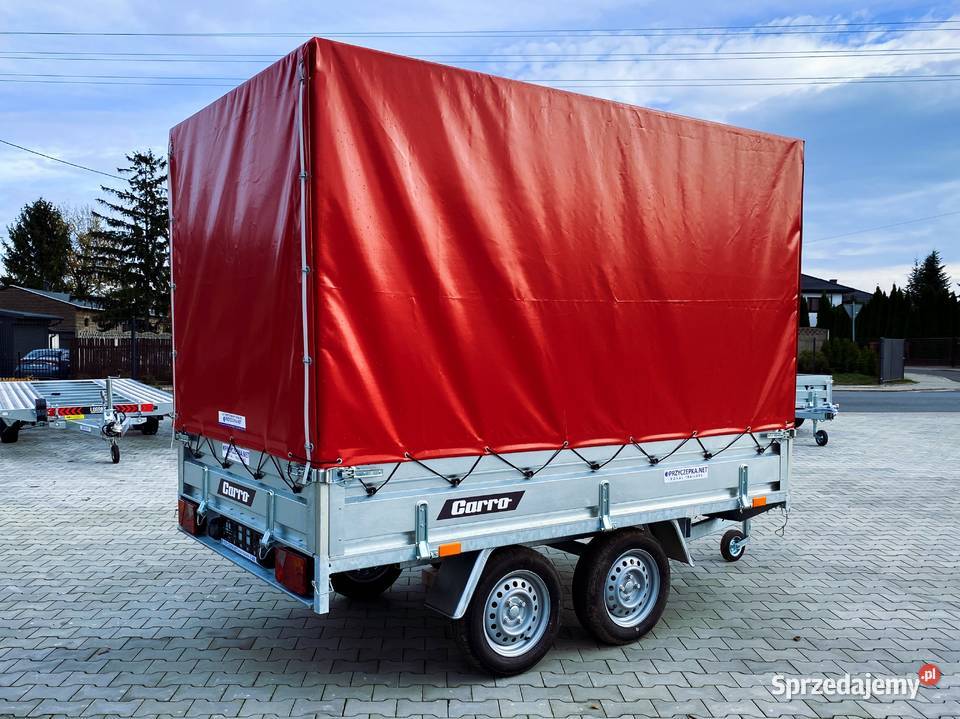 Mocna przyczepa lekka CARRO 265x15x18m PLANDEKA kujawsko-pomorskie Kowal