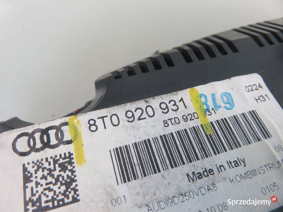 LICZNIK AUDI A5 8T3 18 TFSI CABD 8T0920931 osobowe sprzedam