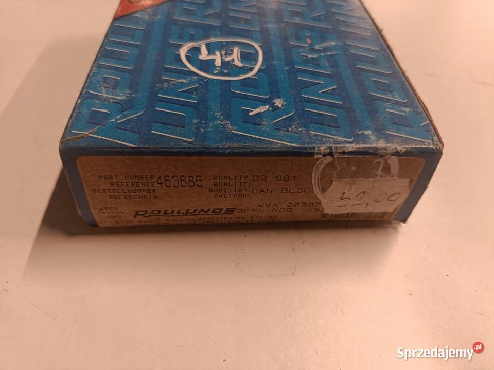 Toyota Corolla E30 PRZEDNIE KLOCKI HAMULCOWE Janów