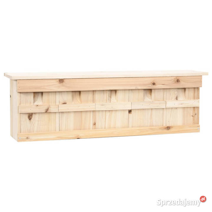 Domek wróbli 5 pokoi 68x15x21 drewno jodłowe Pozostałe