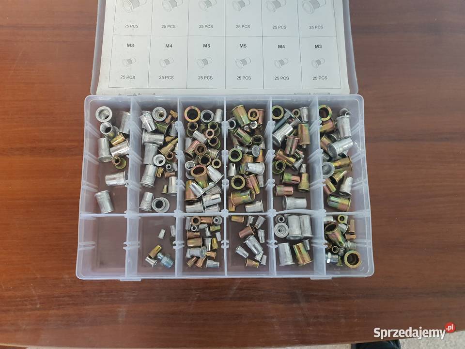 ZESTAW NITONAKRĘTEK STALOWE ALUMINIOWE M3 M10 Tarnów