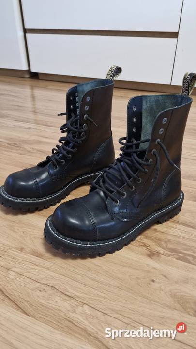 Glany STEEL BLACK 10 dziurek rozmiar 46 założone inna Żychlin