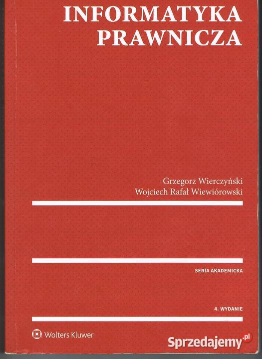 Informatyka prawnicza Rok wydania 2016 Rumia