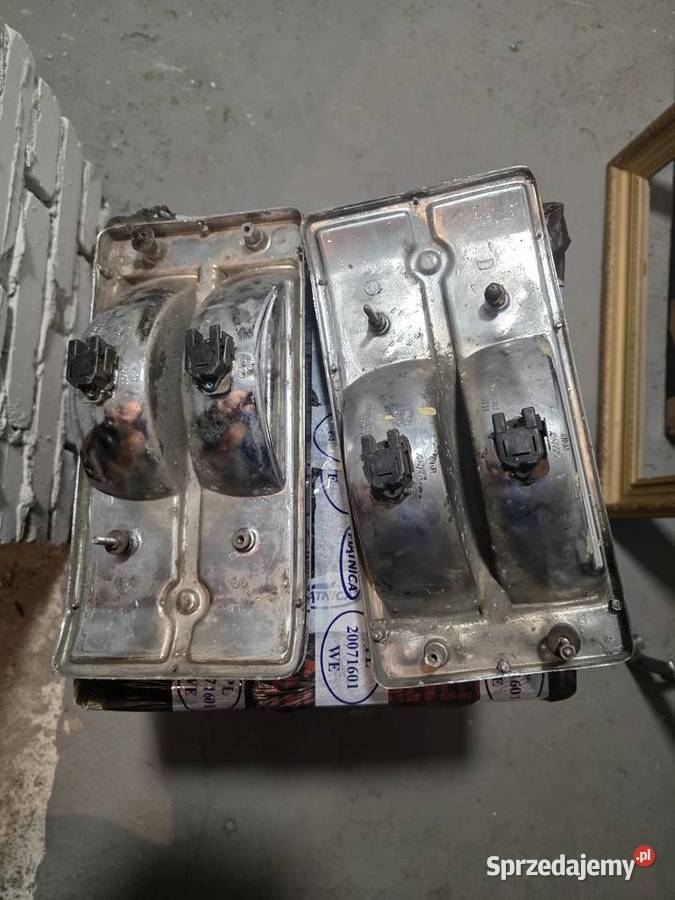 Lampy tylnie niklowane Fiat 125p Łomża