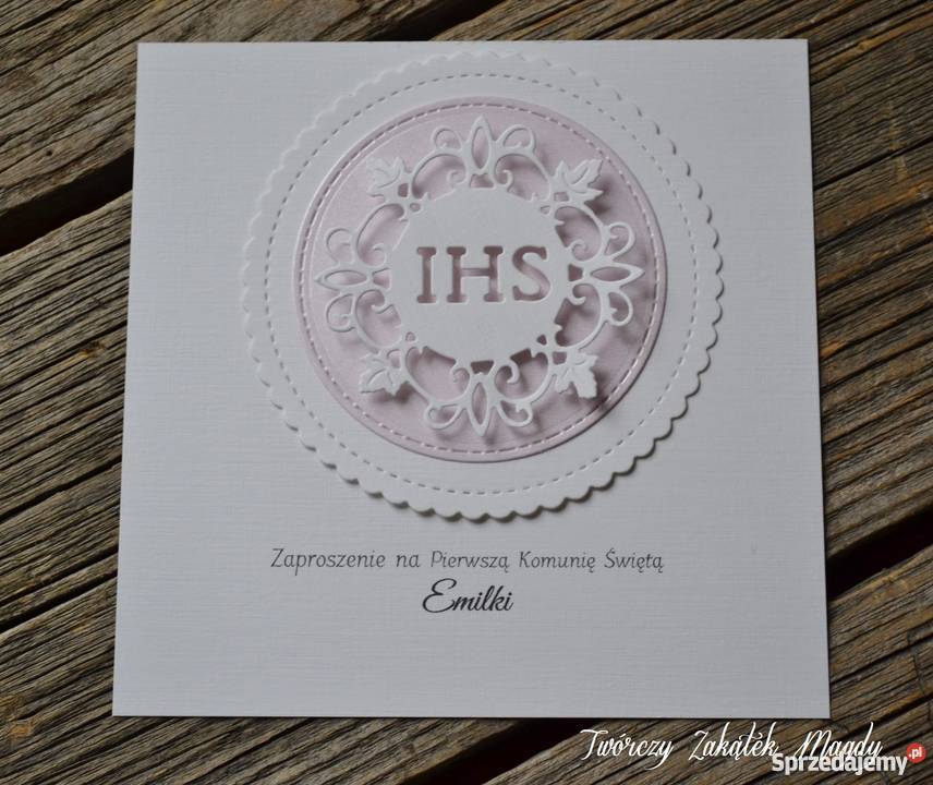 Zaproszenia na Pierwszą Komunię Święta dużo Słupsk