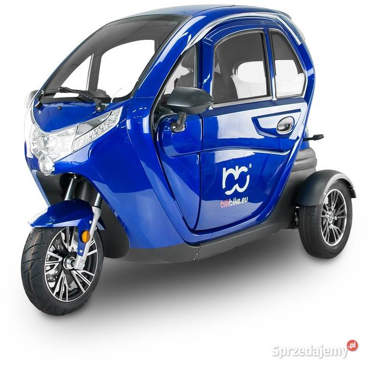Zabudowany skuter elektryczny z dachem 1500W bez Bili Bike Katowice