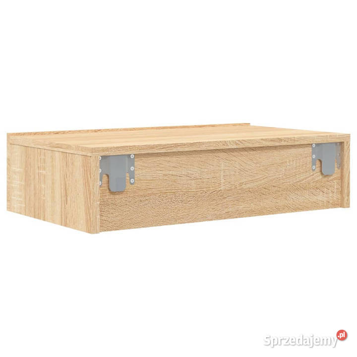Szafka telewizyjna z LED dąb sonoma 60x35x155 Warszawa