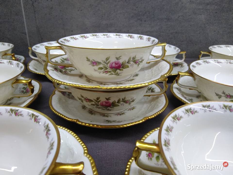 Bulionówka Rosenthal Sanssouci Moosrose