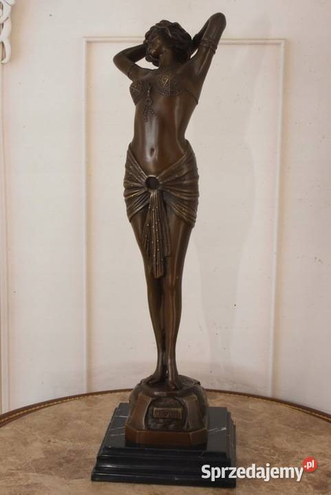 Tancerka Egipska w Sukni Figura Rzeźba z Brązu w małopolskie Kraków