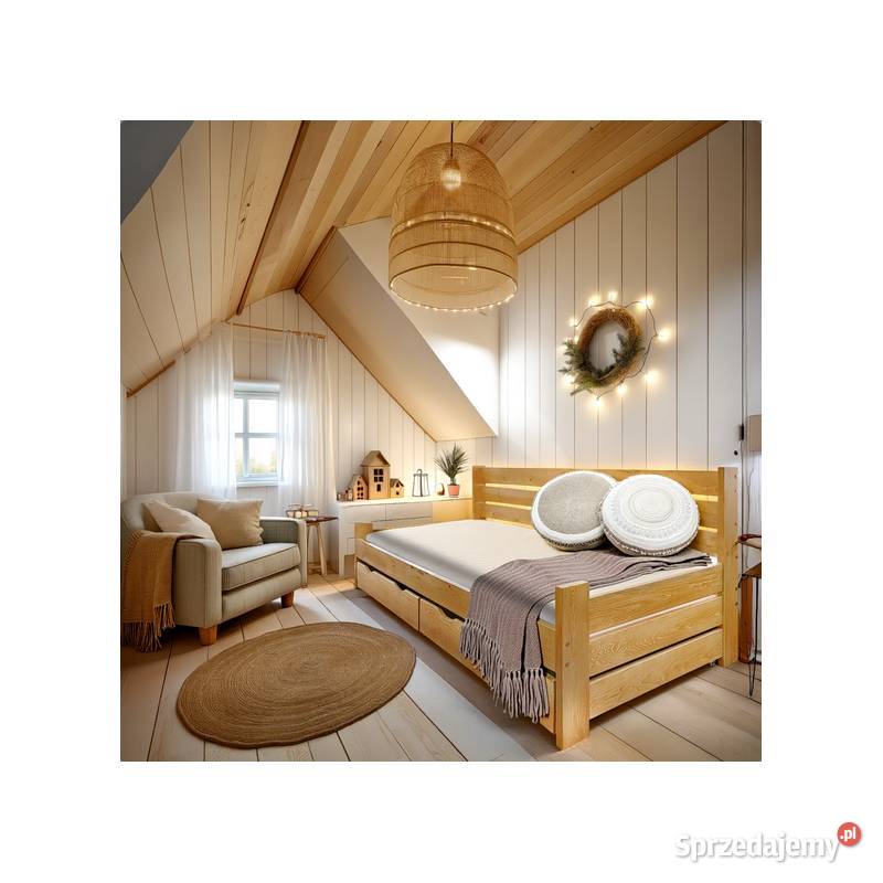 Łóżko VASTO z wysokim oparciem 80cm