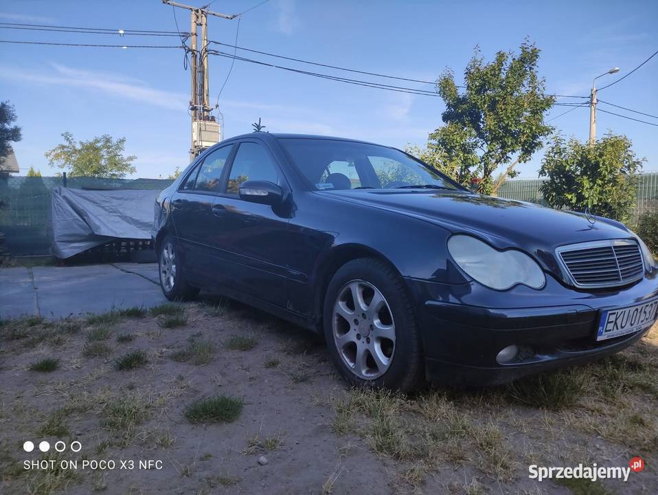 Mercedes C180 20 W203 Gaz Rok produkcji 2002 Klasa C Motoryzacja Kutno
