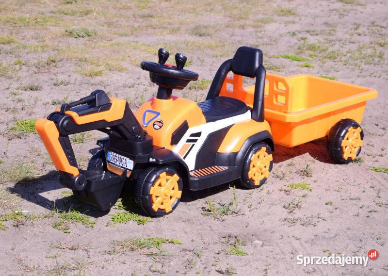 BAWIBUS Auto TRAKTOR KOPARKA na akumulator z Pojazdy elektryczne i spalinowe Myszków
