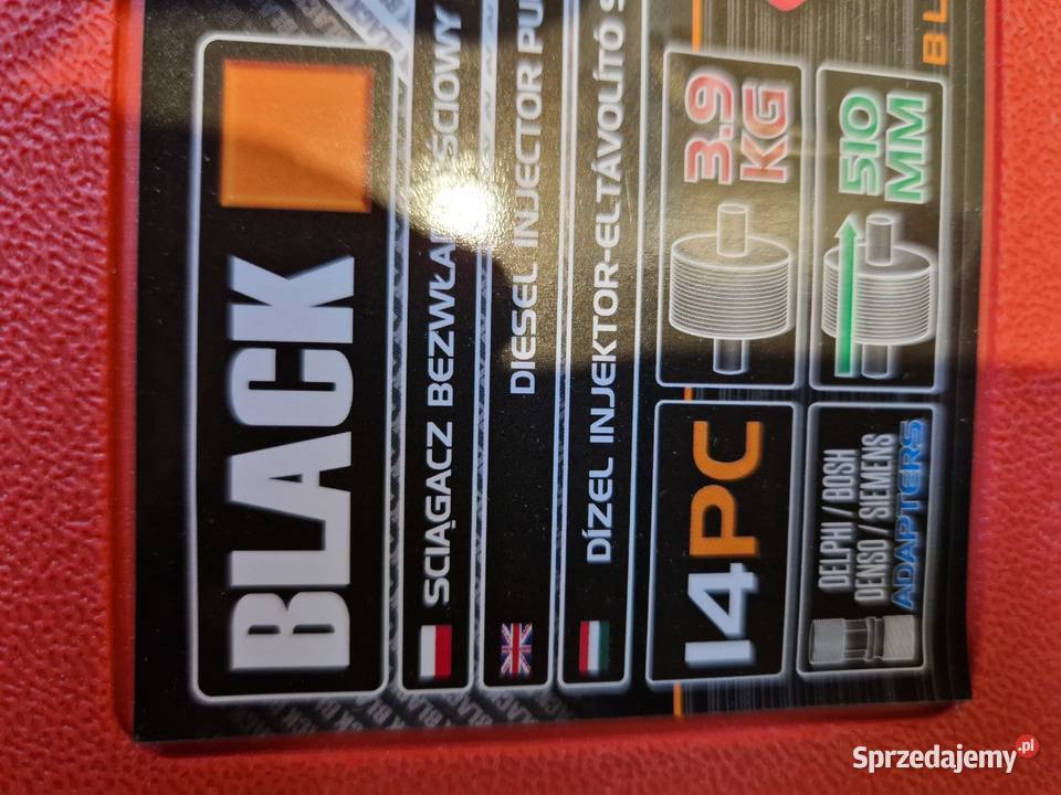 Ściągacz bezwładnościowy do wtryskiwaczy Black wielkopolskie Głogowa