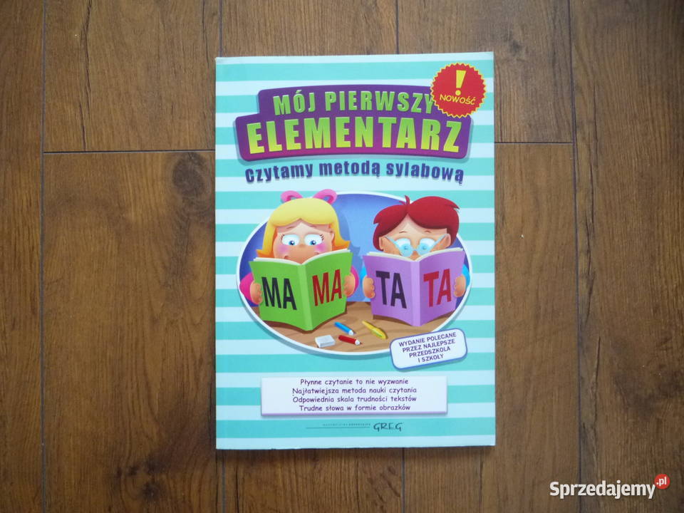 Mój pierwszy elementarz Czytamy metodą sylabową zachodniopomorskie Szczecin
