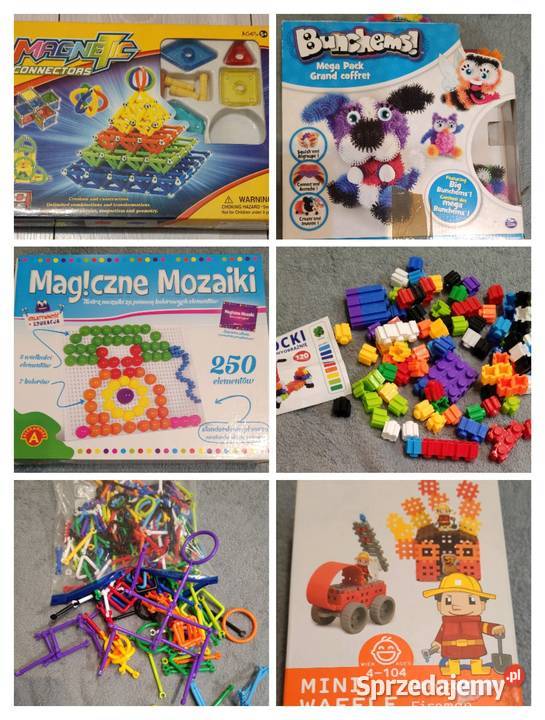 Zestaw klocków magnetyczne konstrukcyjne mozaika Szczecin