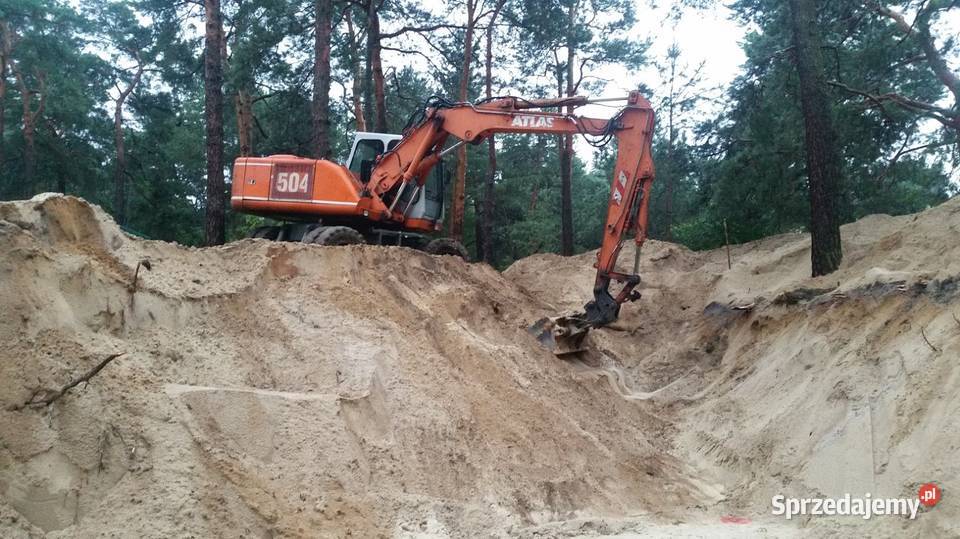 Piasek kopalniany i wiślany z transportem małymi Józefów