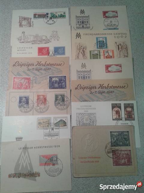zbiór kolekcja targi w Lipsku 1947 do 1989 DDR Gorzów Wielkopolski