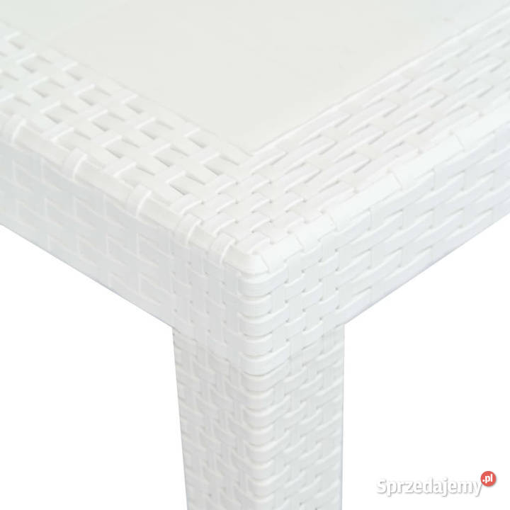 Stół ogrodowy 150x90x72 plastikowy biały WM45604 Stoły i stoliki ogrodowe Warszawa sprzedam