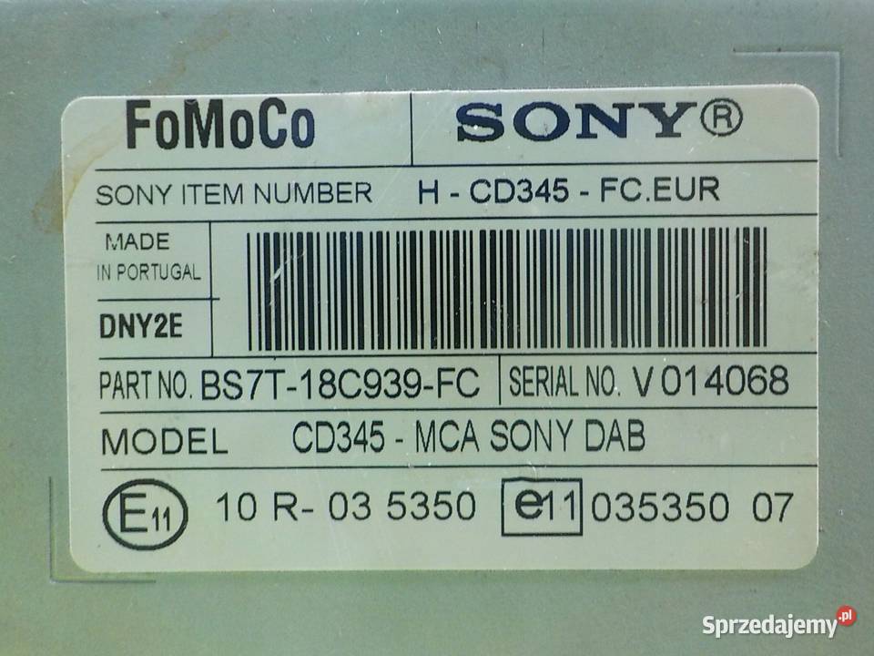 FORD GALAXY LIFT MK3 20 B AUT 13r 5D radio Radioodtwarzacze mazowieckie Suków