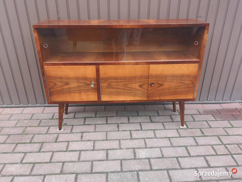 Komoda Szafka RTV Niska PRL 116 Stara Renowacji Swarzędz