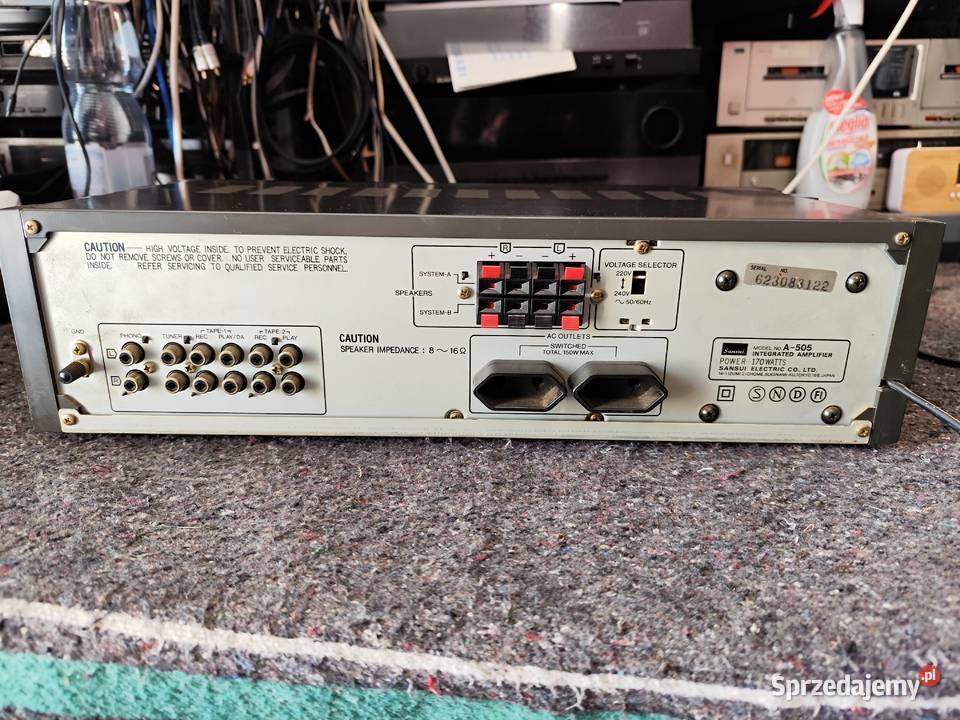 wzmacniacz Sansui A505 zachodniopomorskie Grabowo