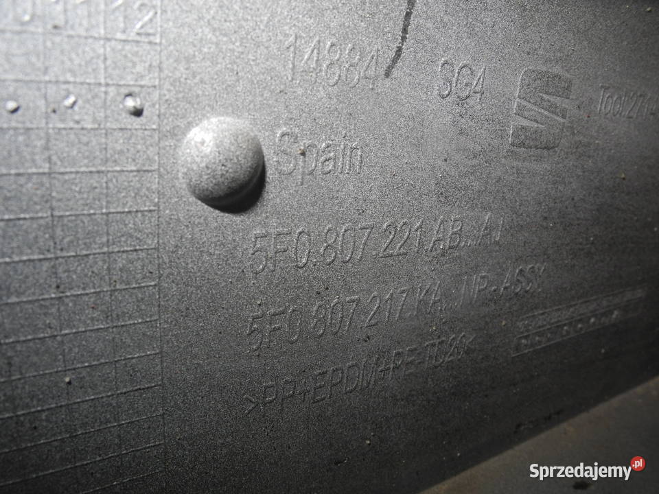SEAT LEON ZDERZAK PRZEDNI 5F0807221AB Trzebnica