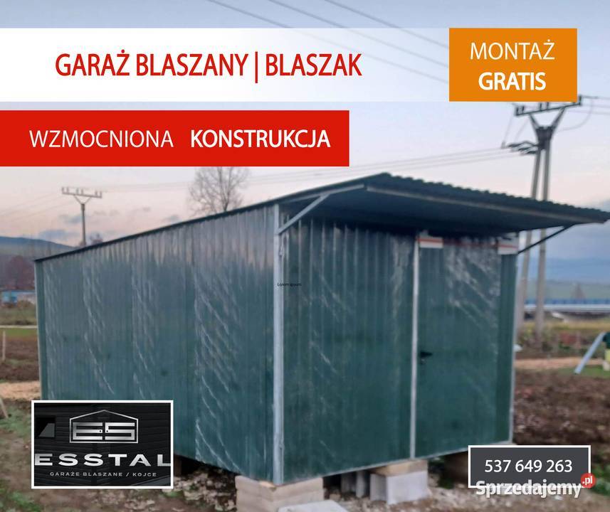Garaż Blaszany na blacha sprzedam