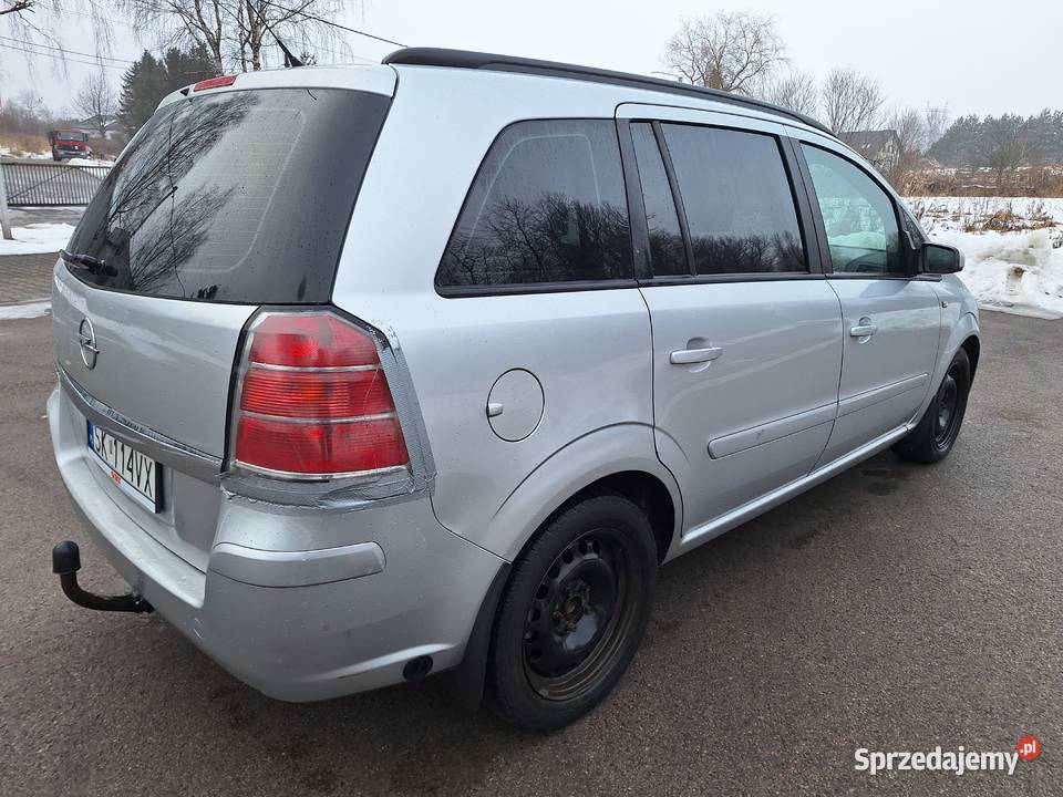 Opel zafira 16 gaz hak 7 osobowy benzyna+LPG Zawiercie