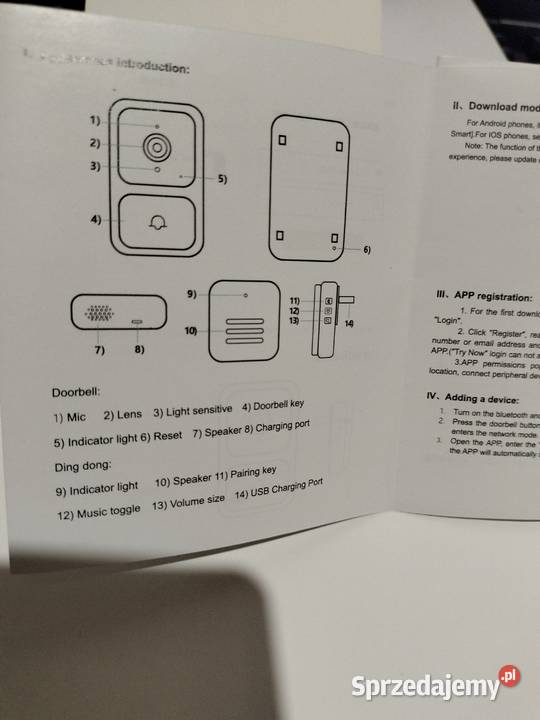 Dzwonek bezprzewodowy wi fi