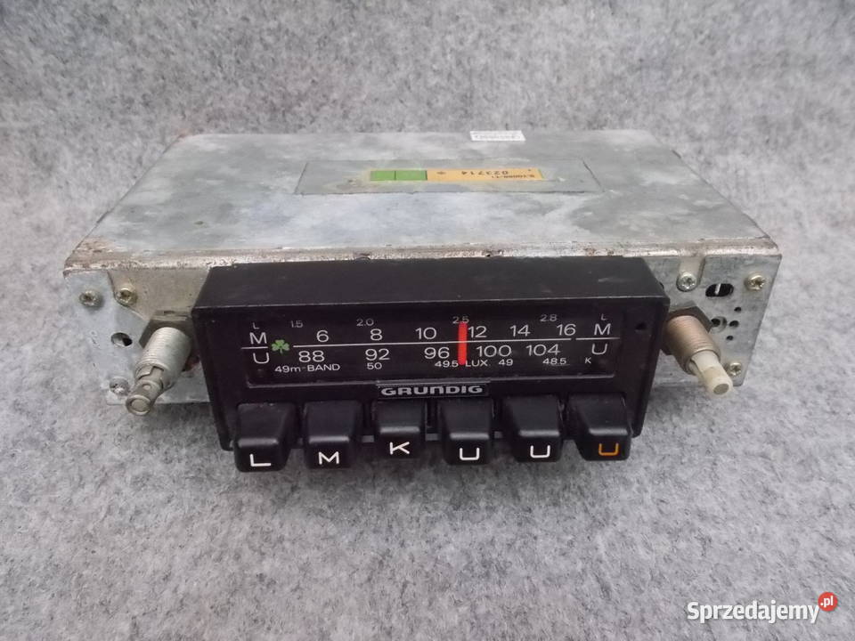 Stare radio samochodowe Grundig z lat 70 Leszno
